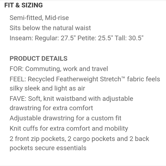 Athleta NWT Sutton Jogger in Arbor Olive $89 6 cargo pockets discontinued - Picture 7 of 14